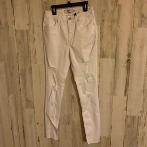 Refuge White Denim Jeans
